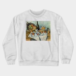 The Basket of Apples by Paul Cezanne Crewneck Sweatshirt